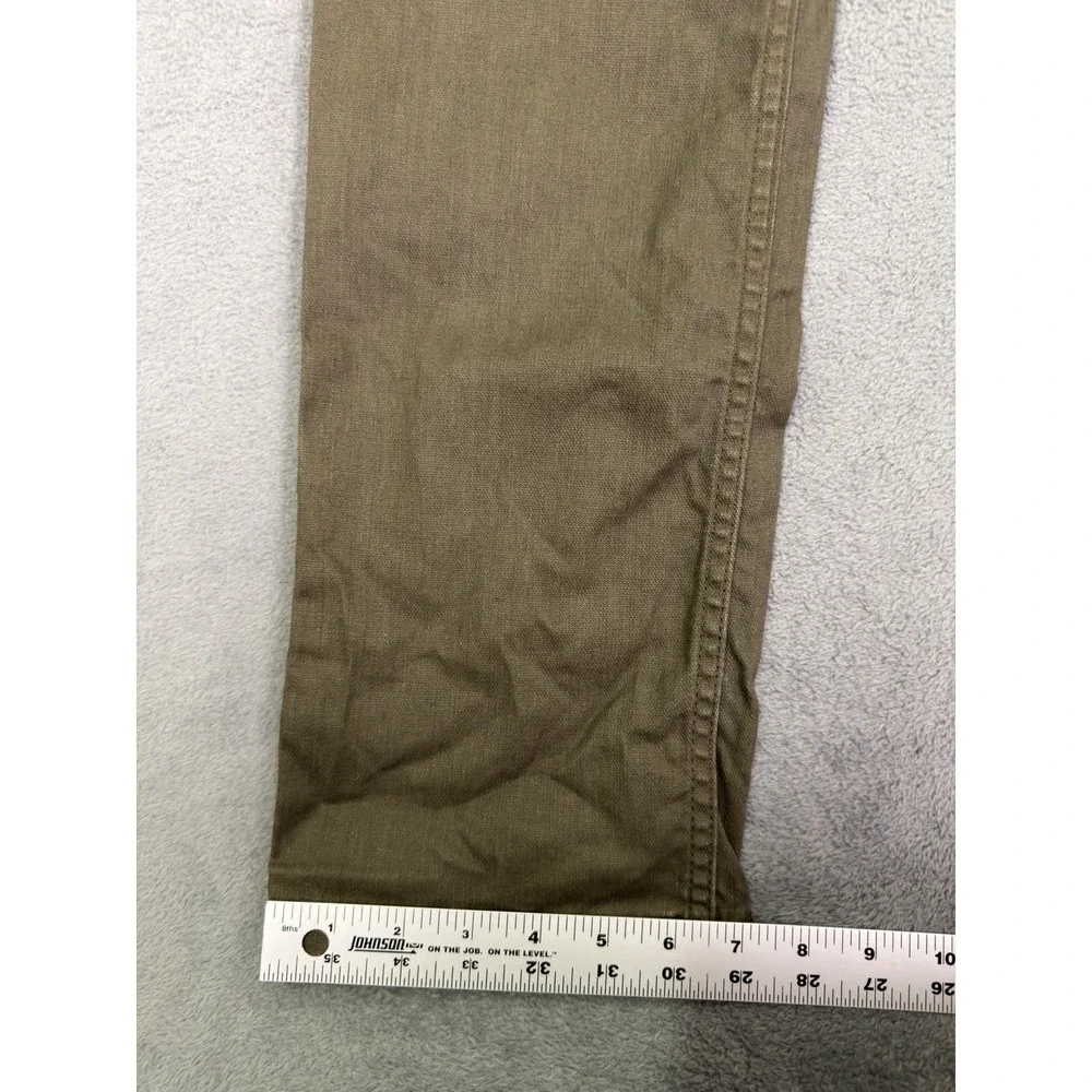 Levis 511 Jeans Mens 32x30 Brown Denim Skinny Low Rise Workwear Stretch
